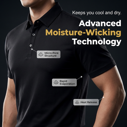 🔥Hot Sale Deals-Men’s Cooling Solid Color Business Casual Short-Sleeve Shirt