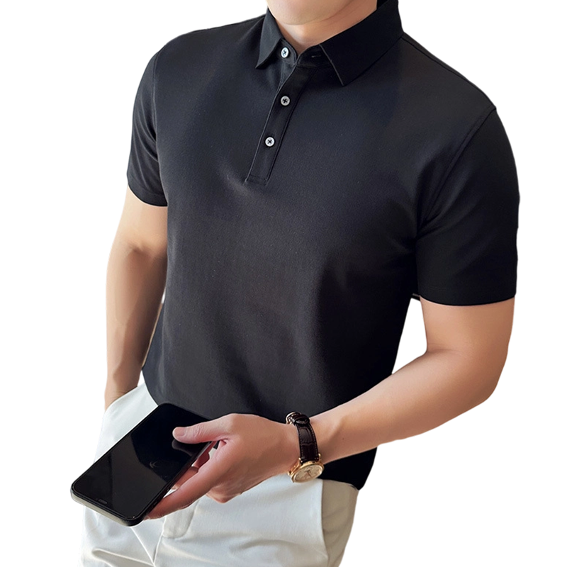 🔥Hot Sale Deals-Men’s Cooling Solid Color Business Casual Short-Sleeve Shirt