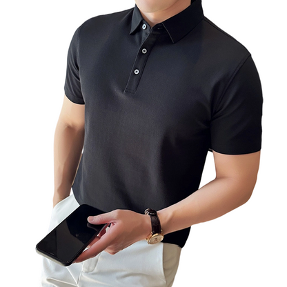🔥Hot Sale Deals-Men’s Cooling Solid Color Business Casual Short-Sleeve Shirt