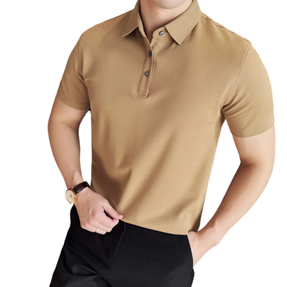 🔥Hot Sale Deals-Men’s Cooling Solid Color Business Casual Short-Sleeve Shirt