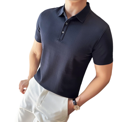 🔥Hot Sale Deals-Men’s Cooling Solid Color Business Casual Short-Sleeve Shirt
