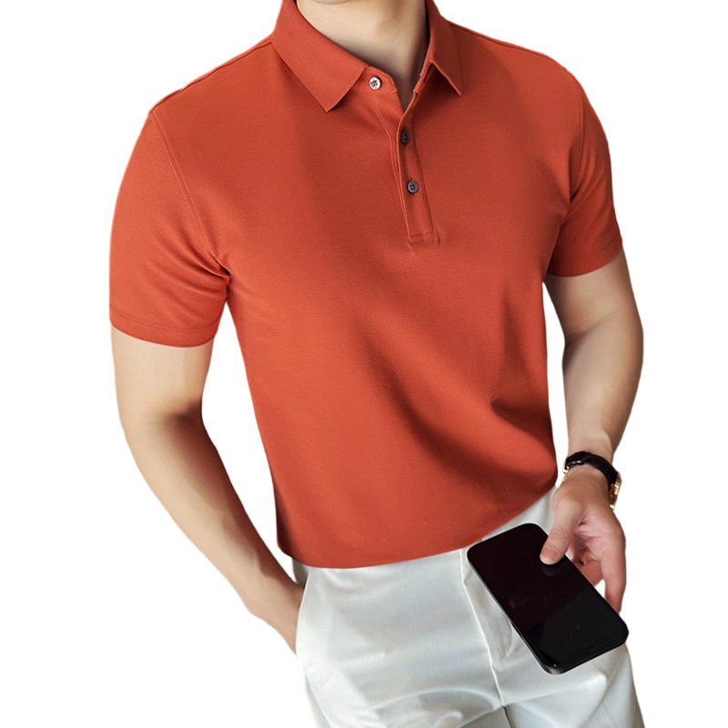 🔥Hot Sale Deals-Men’s Cooling Solid Color Business Casual Short-Sleeve Shirt