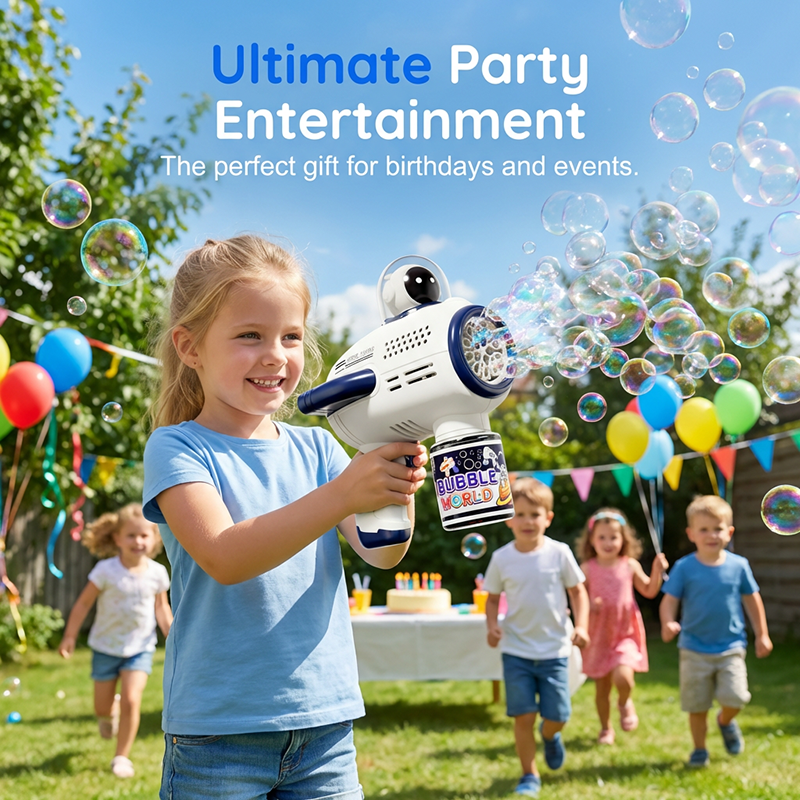 🔥Limited-time offer-Electric Astronaut Bubble Gun for Kids