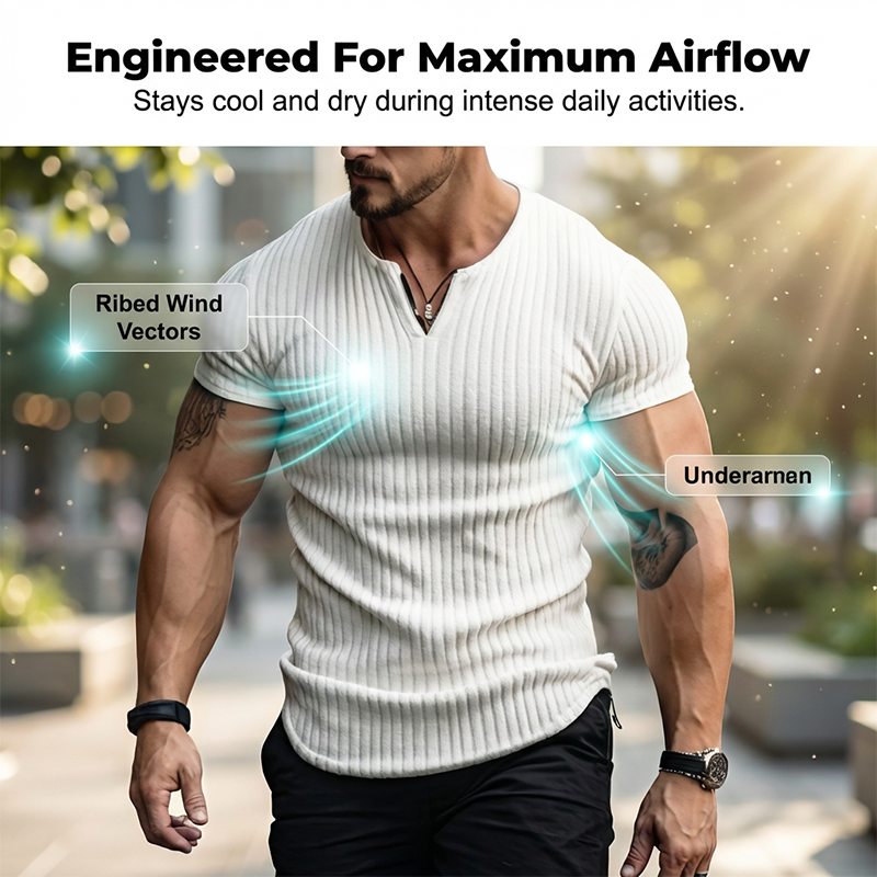 💥Limited-time offer-Men's Slim Solid Henley Shirt