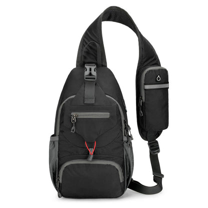 🎒 Practical Everyday Carry | Men's Multi-Pocket Water-Resistant Oxford Sling Bag