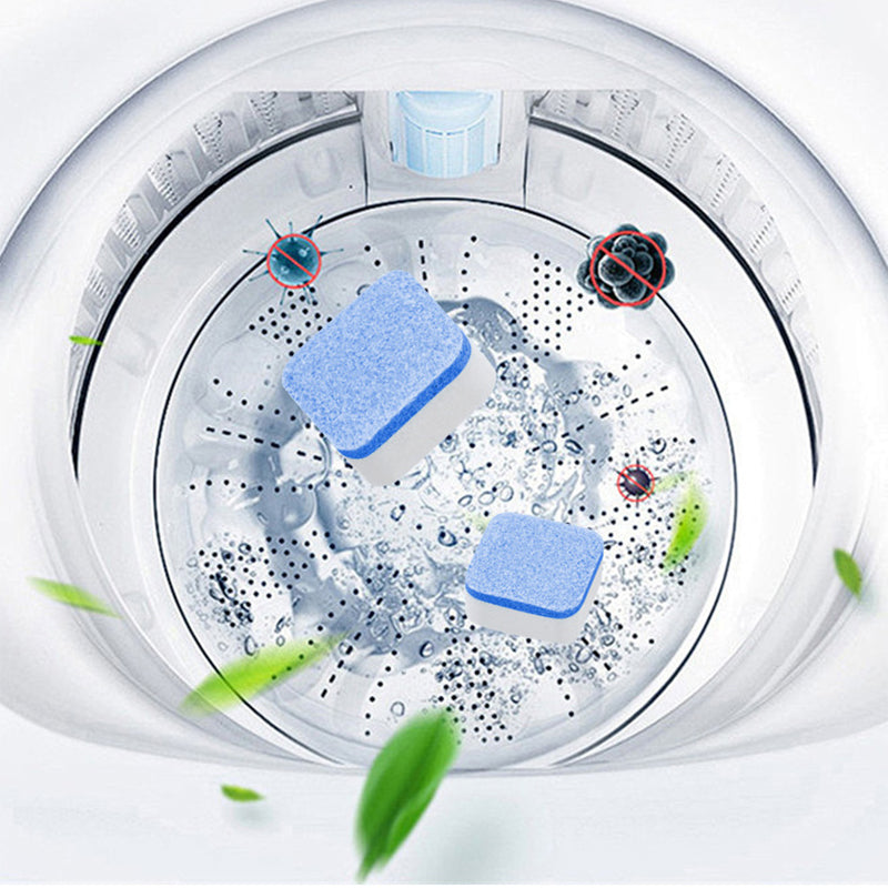 ⏰ Last Day Special Price £8.59 ! 🔥Buy 2 Get 1 Free🧼 Washing Machine Cleaner Tablets – Deep Clean, Remove Odor & Keep Your Washer Fresh ✨🏠