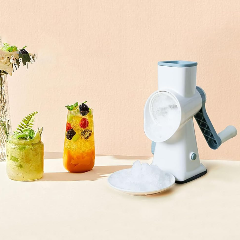 🧊 50% OFF NOW! ✨ Hand Crank Ice Crusher – Super Fine Ice in Seconds – Dual Blades & Suction Base 🍹