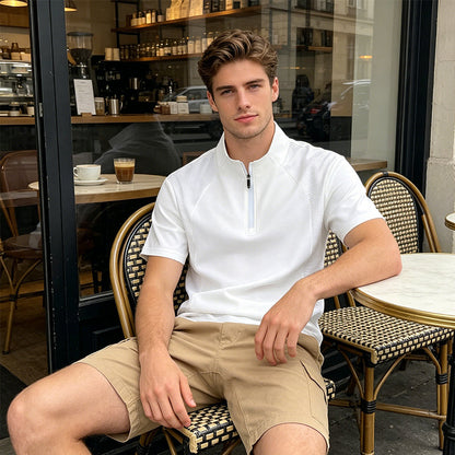 🔥New Arrivals & Special Offers-Men's Quick-Dry Half-Zip Athletic T-Shirt