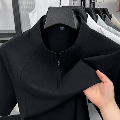 🔥New Arrivals & Special Offers-Men's Quick-Dry Half-Zip Athletic T-Shirt