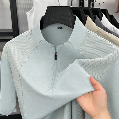 🔥New Arrivals & Special Offers-Men's Quick-Dry Half-Zip Athletic T-Shirt
