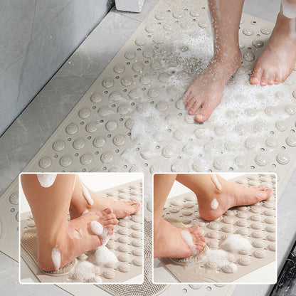 🔥Hot Deals-Bathroom Non Slip Massage Mat with Suction Cups and Drain Holes
