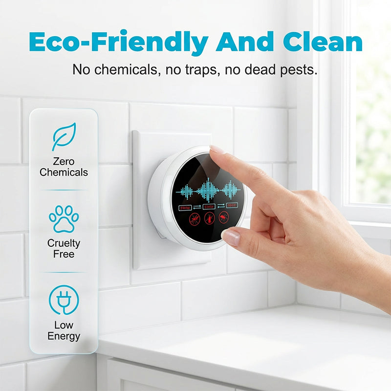 🔥Limited-time offer-Upgraded Ultrasonic Pest Control Repeller