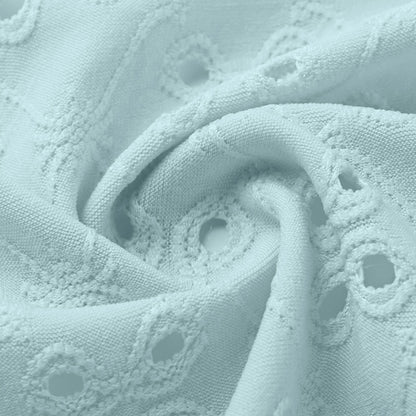 📢📢40% OFF !! ⏰Women's Half Sleeve Eyelet Knit Ruffle Cardigan