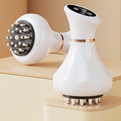 ✨5 in 1 Electric Handheld Massager with Heat and Vibration, Drainage & Anti Swelling GuaSha Tool For Belly Legs Full Body, Gift for Mom🎁