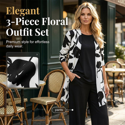 🔥Limited-time offer-Women's Casual Comfortable 3-Piece Outfit Set