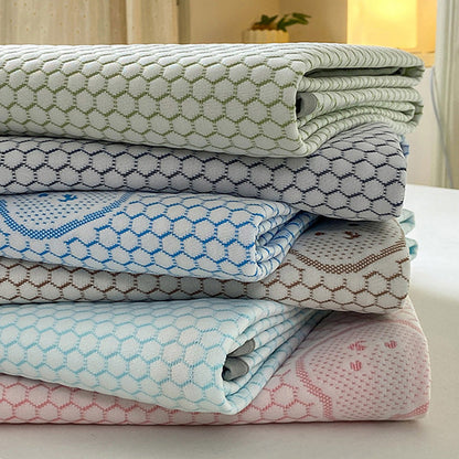 Cool Breathable Cute Bear Jacquard 3-Piece Bedding Set