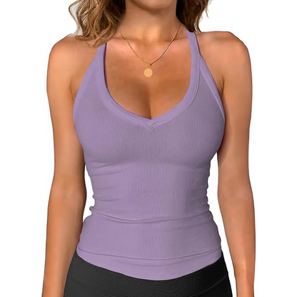 🔥50K+ SOLD!🎁Women's Ribbed V-Neck Tank Top💖