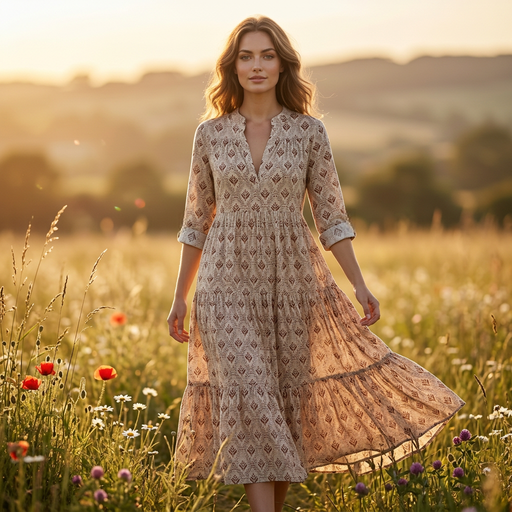 ⏰🔥LIMITED TIME 50% OFF! 🌸 Women’s Summer Floral Dress – Lightweight, Comfortable & Perfect for Warm Weather ✨☀️