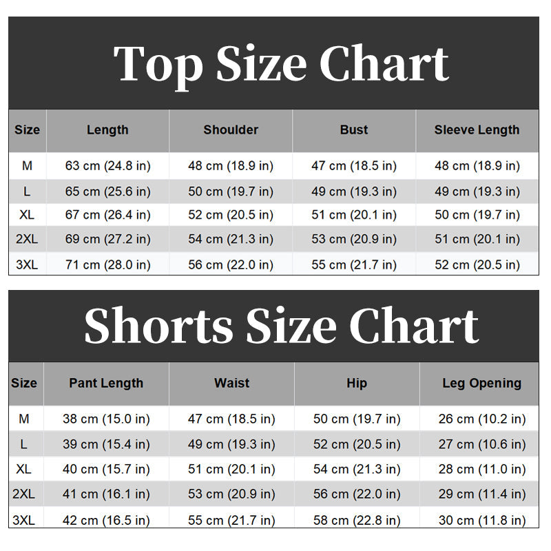 💥New Arrivals & Special Offers-Men's Cooling Short-Sleeve Shirt and Shorts Sports Set