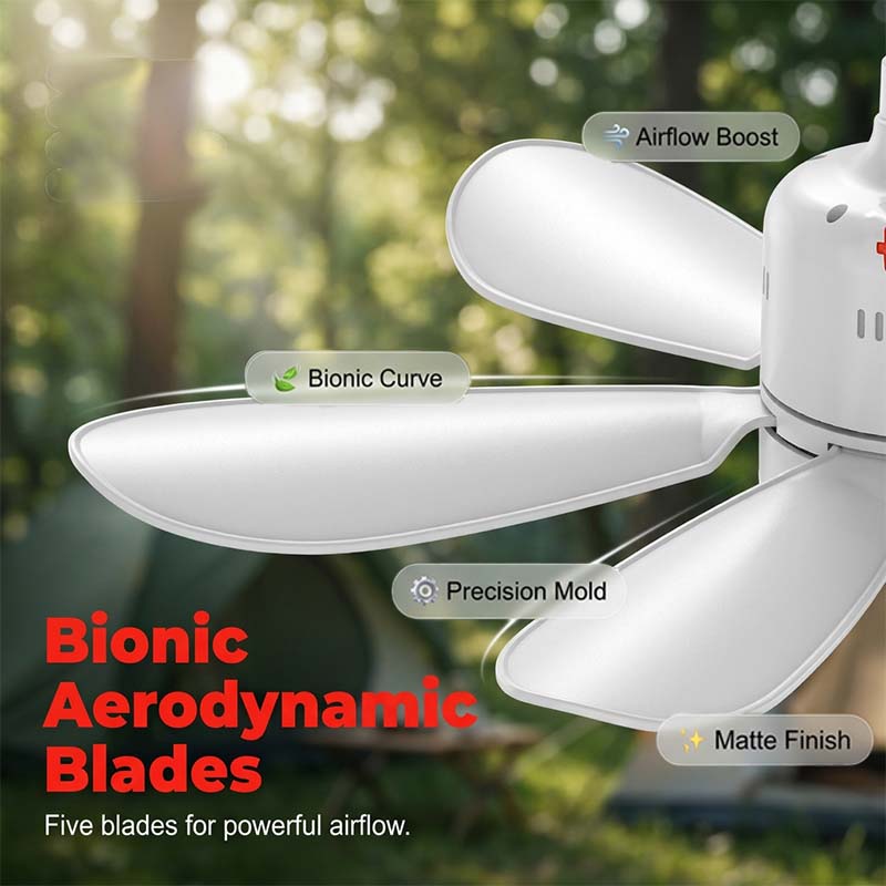 🔥Hot Deals-2-in-1 Wireless Camping Fan & Light