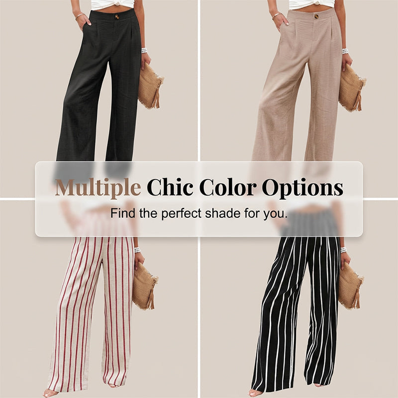 ⌛Limited-Time Offer-Women's High Waist Wide-Leg Casual Pants