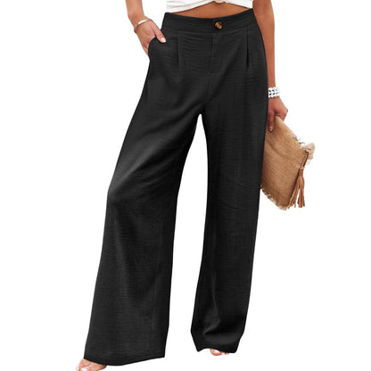 ⌛Limited-Time Offer-Women's High Waist Wide-Leg Casual Pants