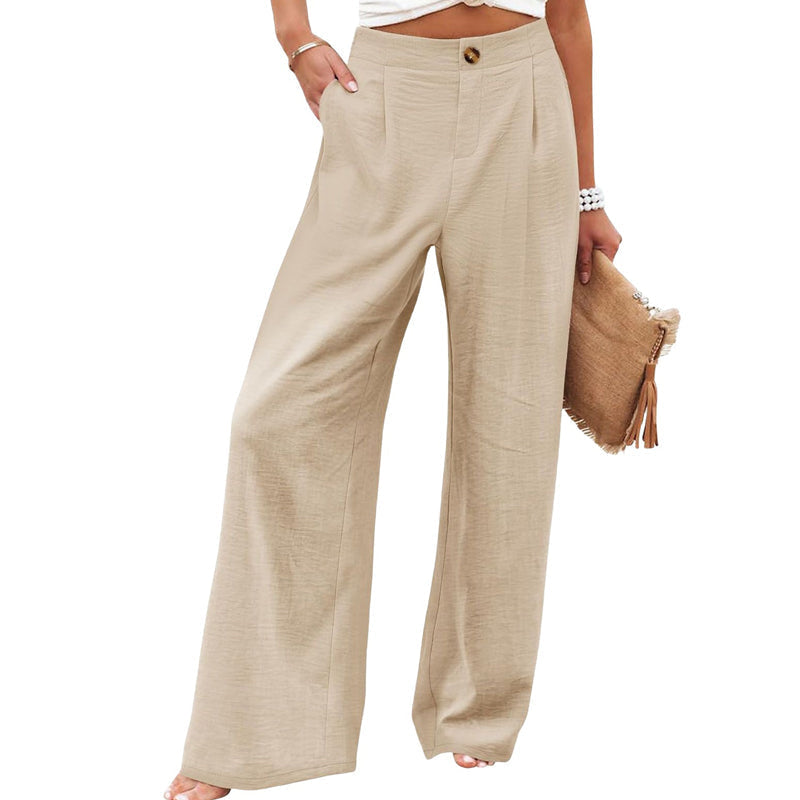 ⌛Limited-Time Offer-Women's High Waist Wide-Leg Casual Pants