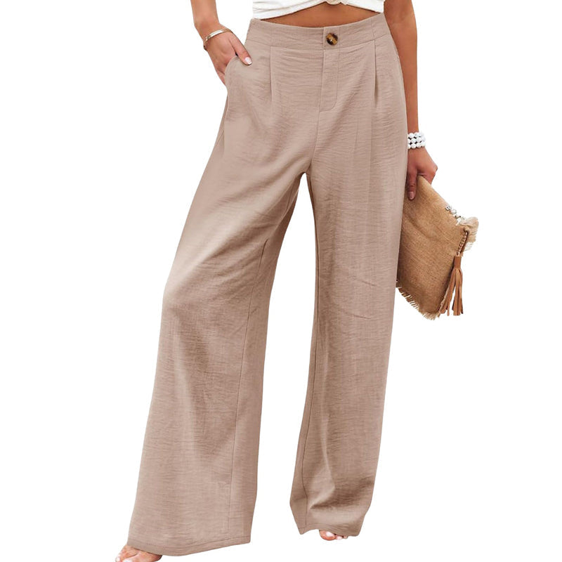 ⌛Limited-Time Offer-Women's High Waist Wide-Leg Casual Pants
