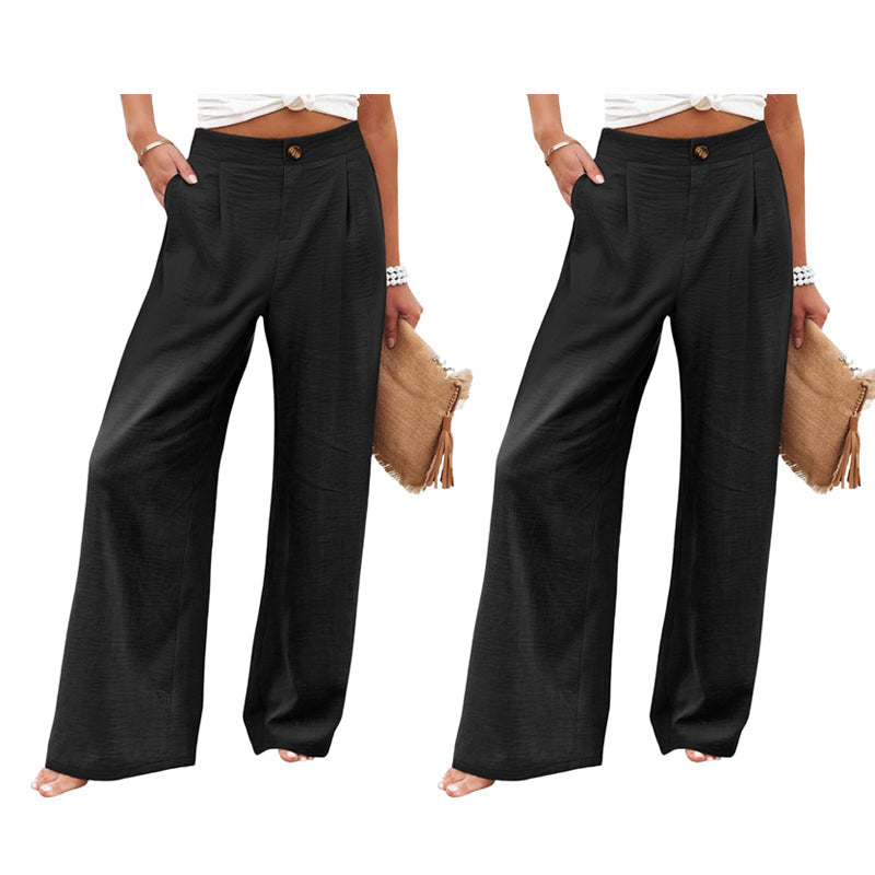 ⌛Limited-Time Offer-Women's High Waist Wide-Leg Casual Pants