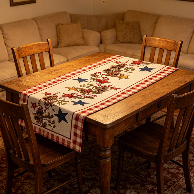 🔥Limited-time offer-Vintage Independence Day Table Runner