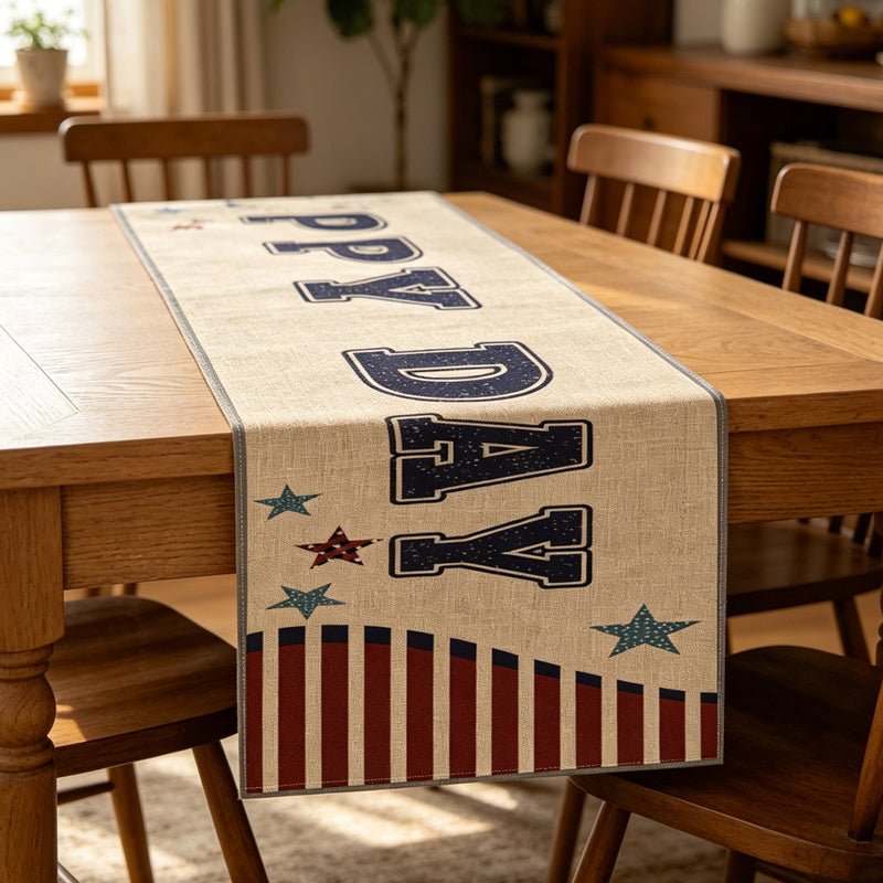 🔥Limited-time offer-Vintage Independence Day Table Runner