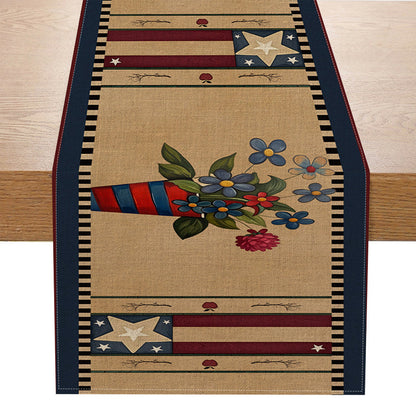 🔥Limited-time offer-Vintage Independence Day Table Runner