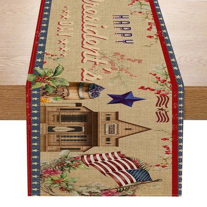 🔥Limited-time offer-Vintage Independence Day Table Runner