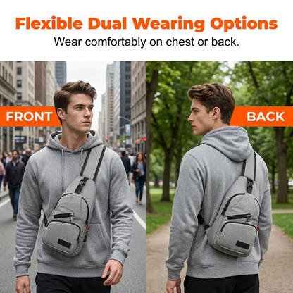 🎒 49% OFF NOW!⛰️ Outdoor Sport Sling Pack – Multifunctional, Durable & USB Port – Urban Commuter Essential 🚴‍♂️