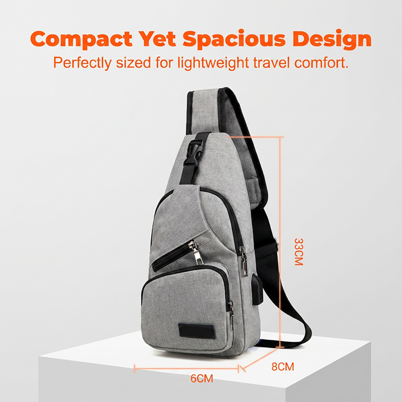 🎒 49% OFF NOW!⛰️ Outdoor Sport Sling Pack – Multifunctional, Durable & USB Port – Urban Commuter Essential 🚴‍♂️