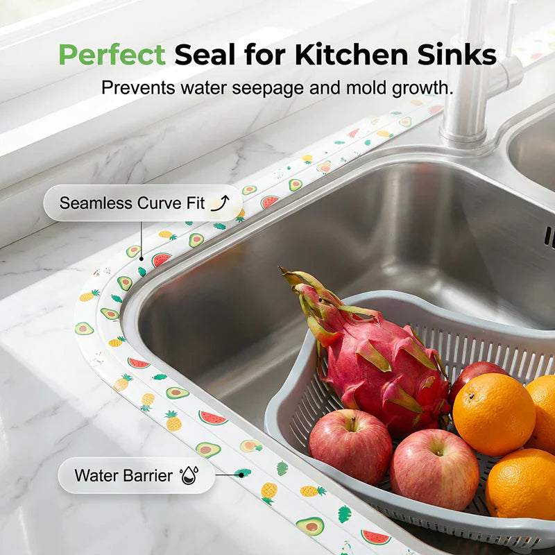 ⌛Limited-time offer-Waterproof Sealing Strip for Kitchen & Bath.