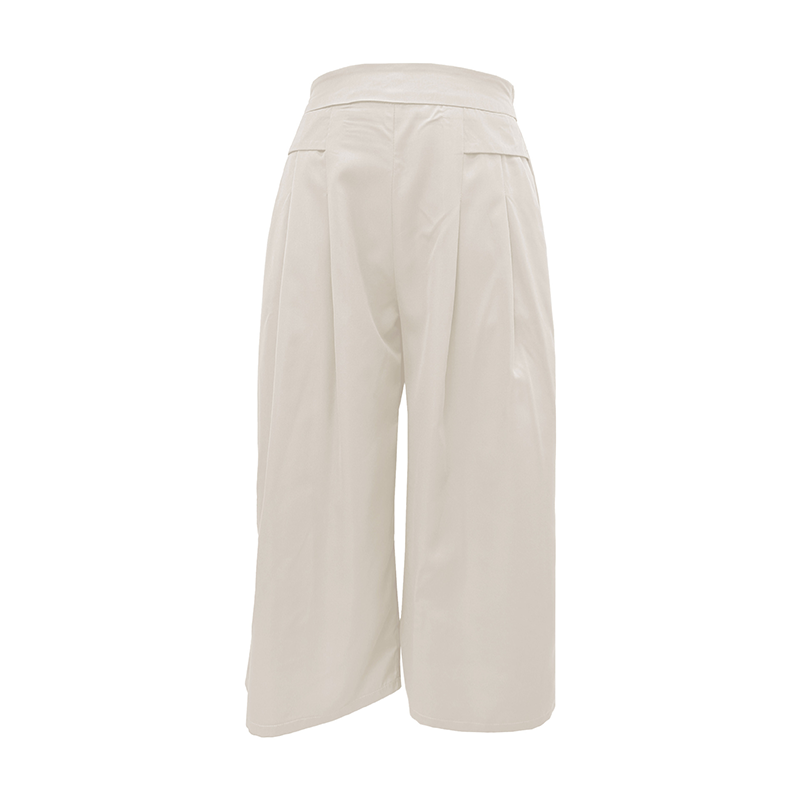 🔥New Arrivals & Special Offers-Women's High-Waist Pleated Wide-Leg Culottes