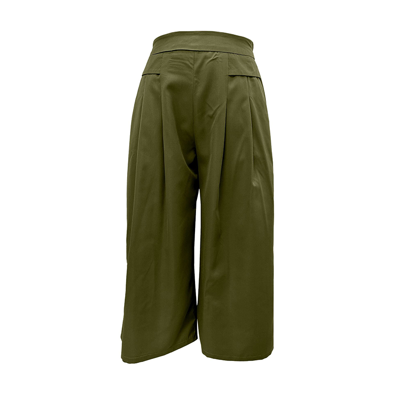 🔥New Arrivals & Special Offers-Women's High-Waist Pleated Wide-Leg Culottes