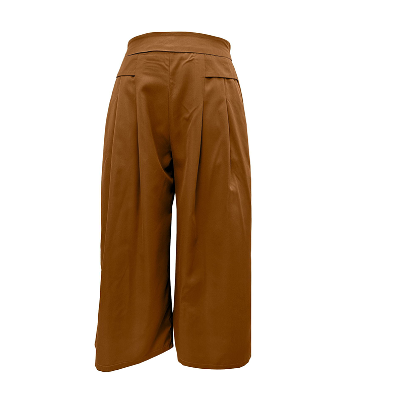 🔥New Arrivals & Special Offers-Women's High-Waist Pleated Wide-Leg Culottes