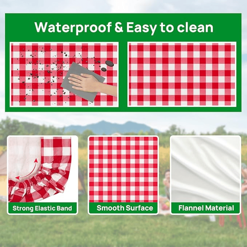 🔥Hot Deals-6FT Waterproof Picnic Table Cover - 3PCS/Set