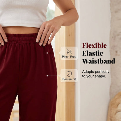 🔥Limited-time offer-Women's Casual Elastic Waist Capri Pants