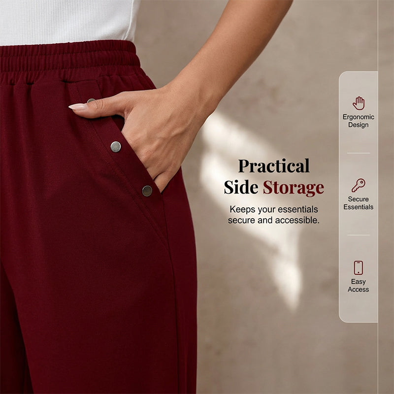🔥Limited-time offer-Women's Casual Elastic Waist Capri Pants