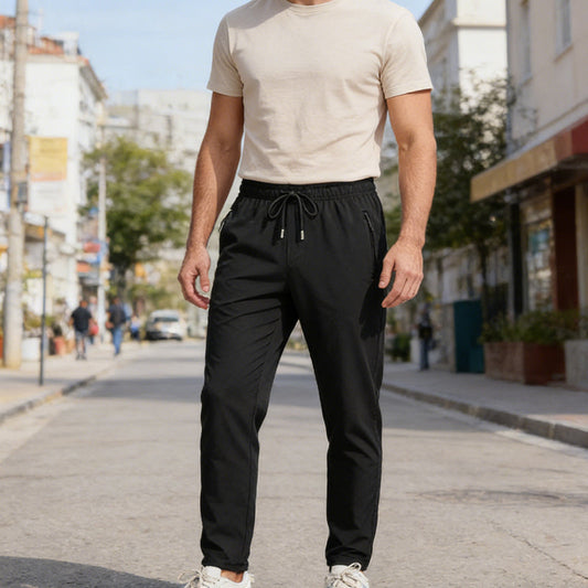 🔥Limited-time offer-Men's Lightweight Athletic Pants with Zipper Pockets