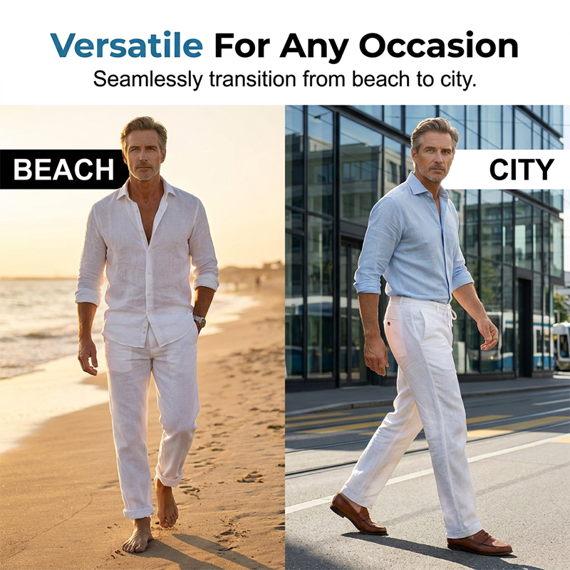 🔥Limited-time offer-Men's Casual Straight Leg Pants