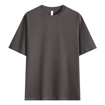 Men's Solid Color Drop-Shoulder T-Shirt