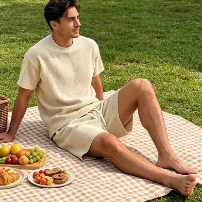 🔥Limited-time offer-Men's Summer Casual T-Shirt & Shorts Set