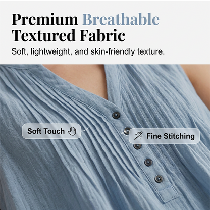🔥Limited-time offer-Elegant Loose Fit Sleeveless Top & Pants Set