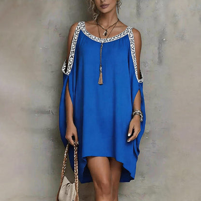 🔥Limited-time offer-Women’s Summer Cold Shoulder Dress
