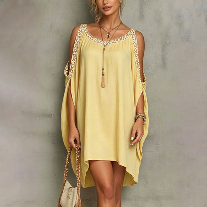 🔥Limited-time offer-Women’s Summer Cold Shoulder Dress