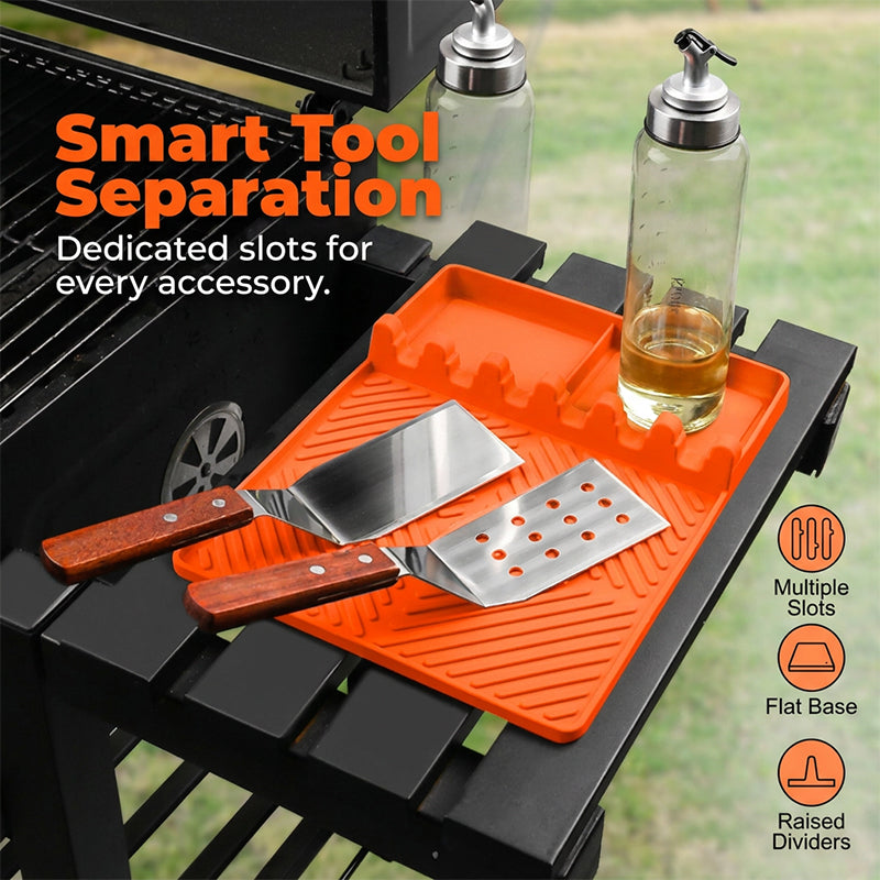 🔥Hot Deals-Silicone Grill Mat for Side Shelf